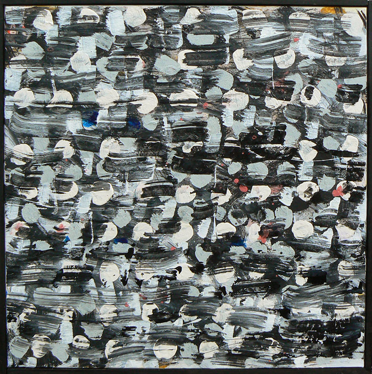 Senza titolo (B), 2011, tecnica mista su tela, 50 x 50 cm