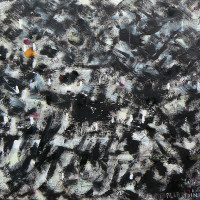 Senza titolo (ottobre A), 2011, tecnica mista su tela, 60 x 60 cm