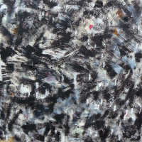 Senza titolo (Ottobre B), 2011, tecnica mista su tela, 60 x 60 cm